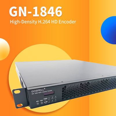 চীন Gospell GN-1846 12-Ch H.264 HD Encoder HDMI Input Options Digital TV Encoder with Broadcast সরবরাহকারী